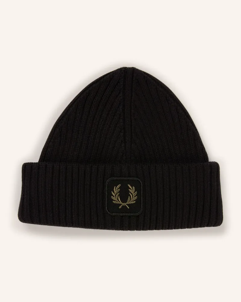 Fred Perry Mütze schwarz Schwarz