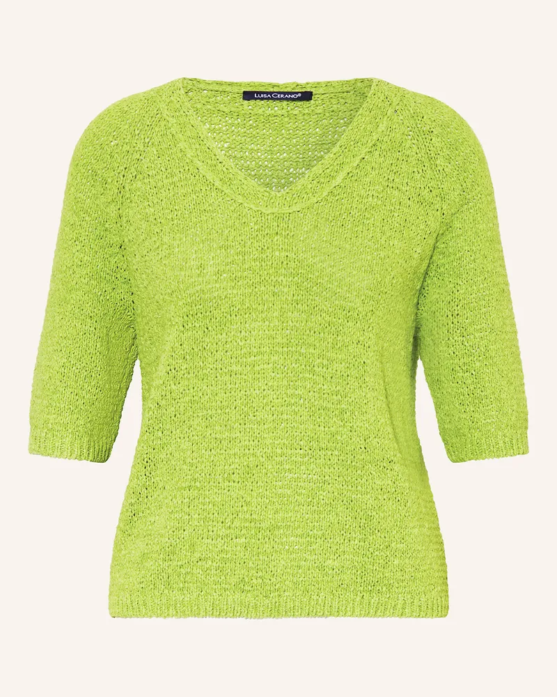 Luisa Cerano Strickshirt Hellgrün
