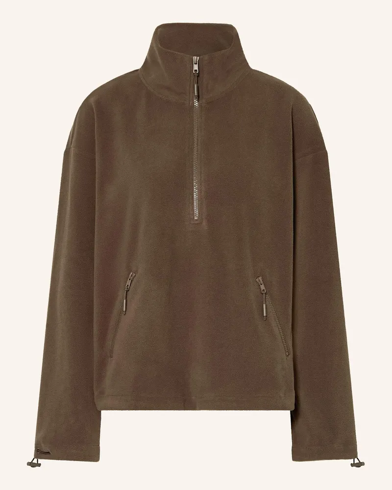 Mrs & HUGS Fleece-Troyer braun Braun