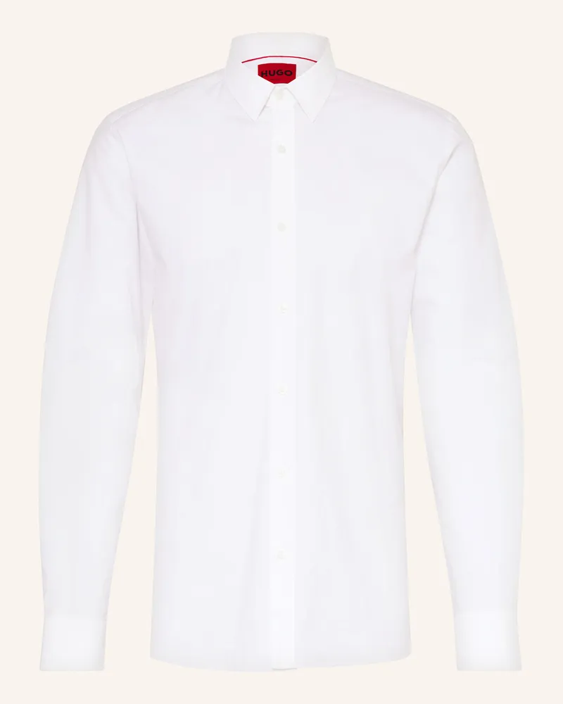 HUGO BOSS Hemd Elisha Extra Slim Fit weiss Weiss