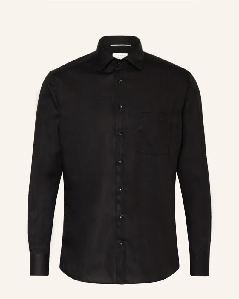 Eterna Hemd Modern Fit Schwarz