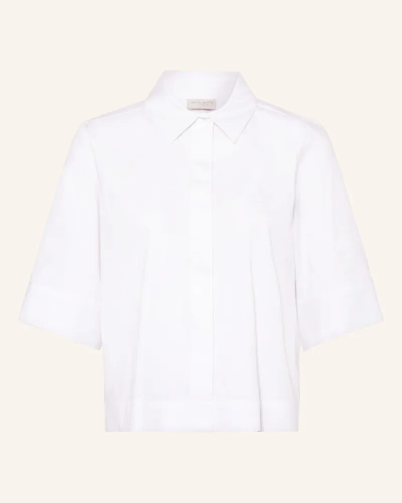 Milano Italy Hemdbluse weiss Weiss