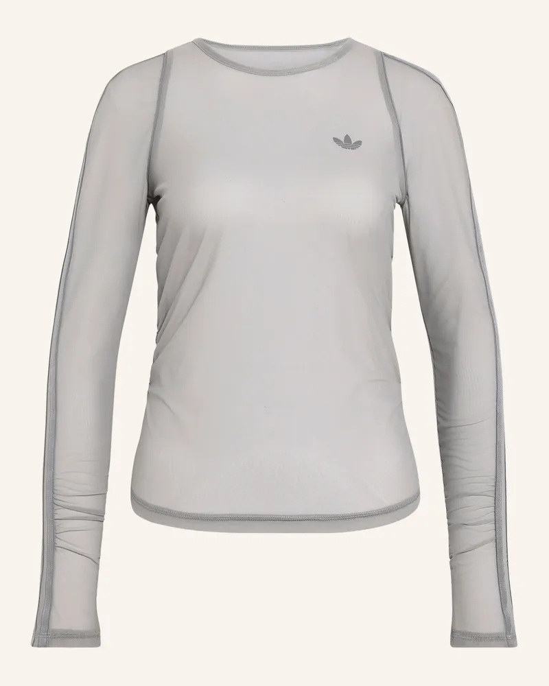 adidas Longsleeve Adidas Originals Sport Aus Mesh grau Grau