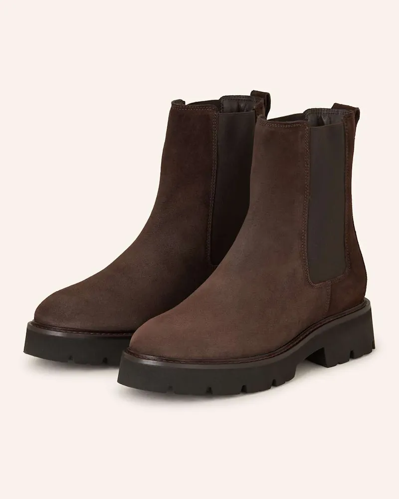 Marc O'Polo Chelsea-Boots GIULIA 1B - DUNKELBRAUN Braun