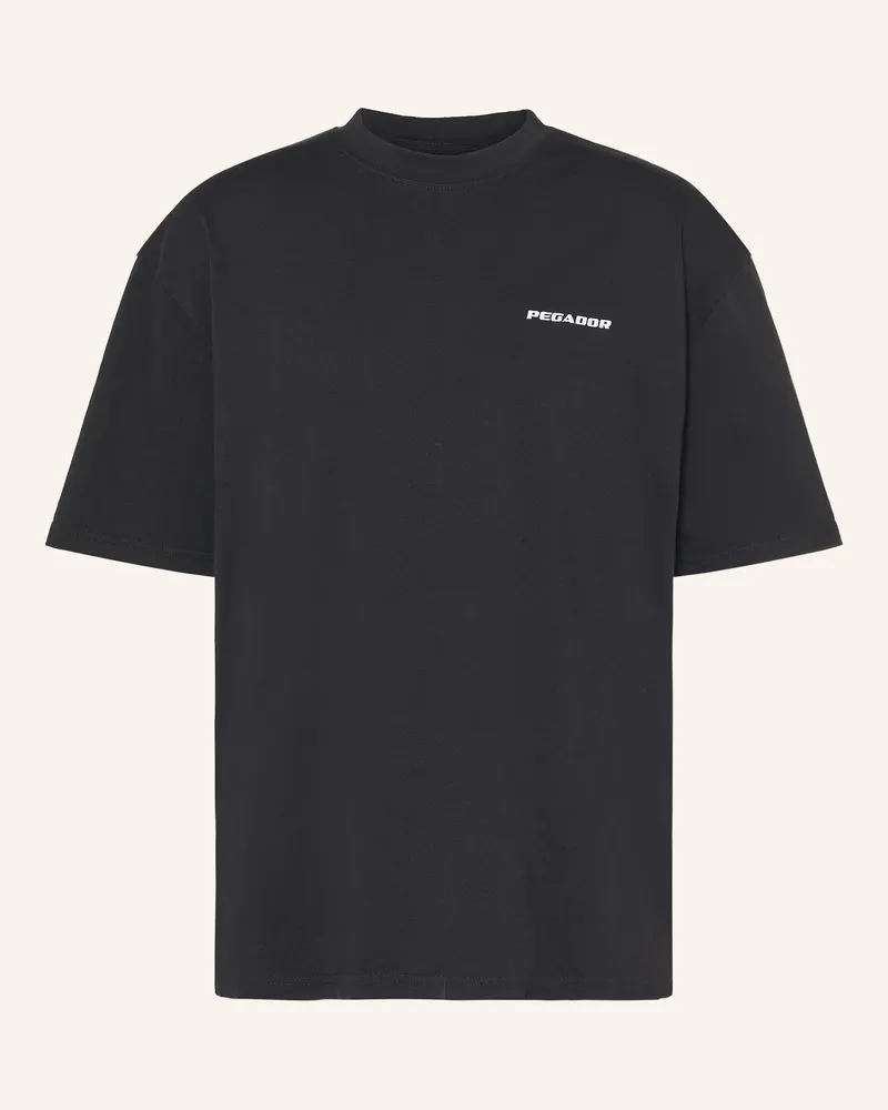 PEGADOR Oversized-Shirt schwarz Schwarz