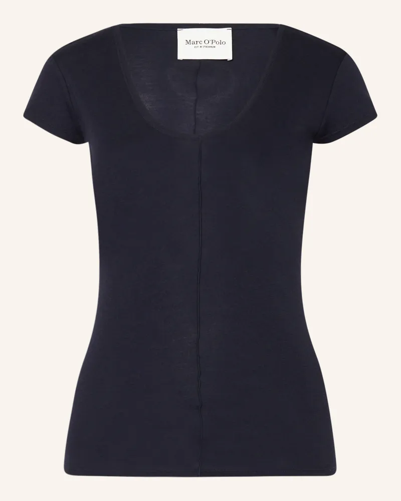 Marc O'Polo Schlafshirt Dunkelblau
