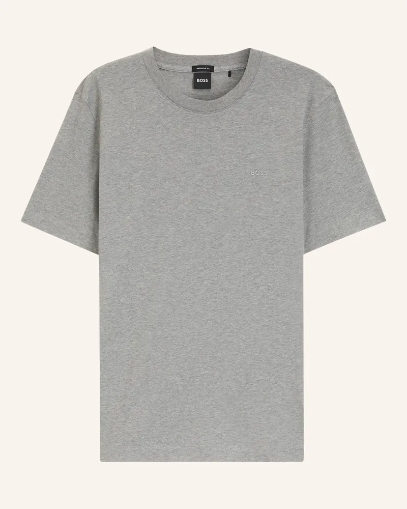 HUGO BOSS T-Shirt Thompson 01 Regular Fit grau Grau