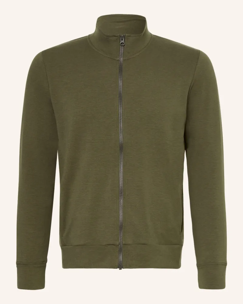Mey Lounge-Sweatjacke Serie Enjoy Colour gruen Khaki