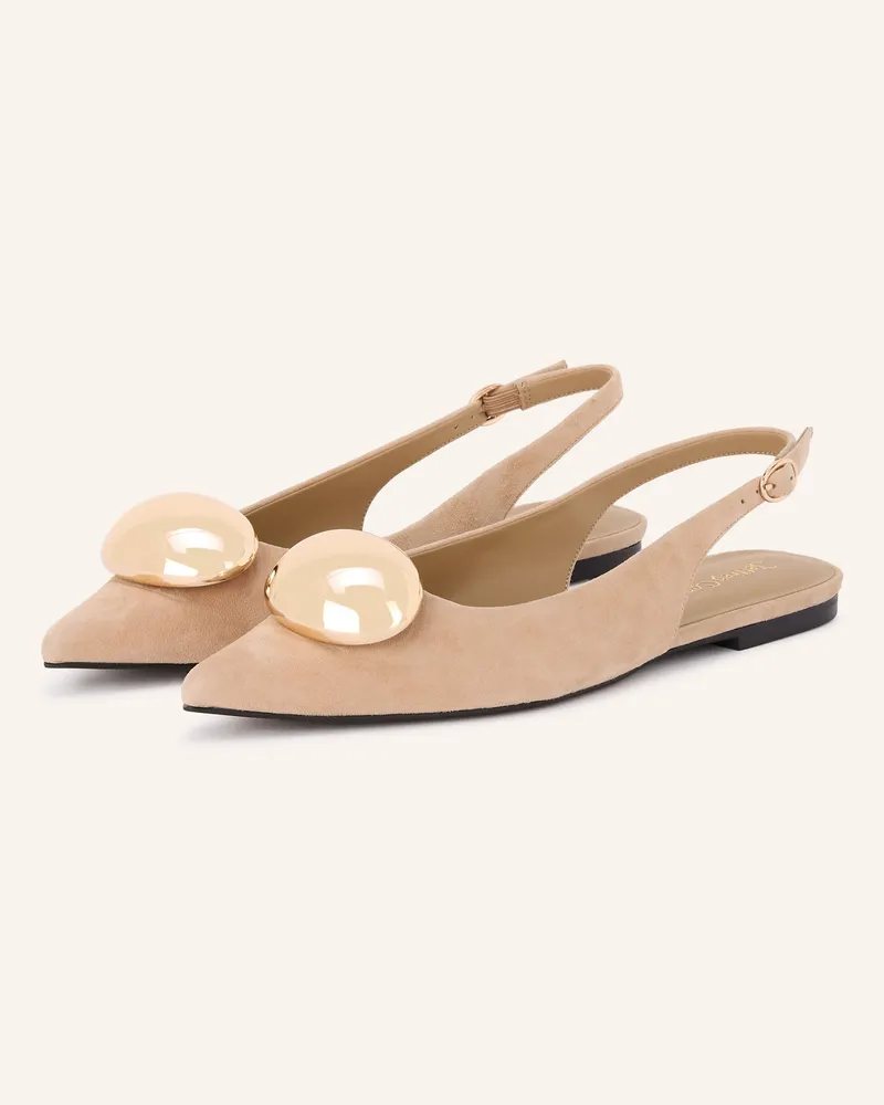 Jeffrey Campbell Slingballerinas TACTFUL Beige