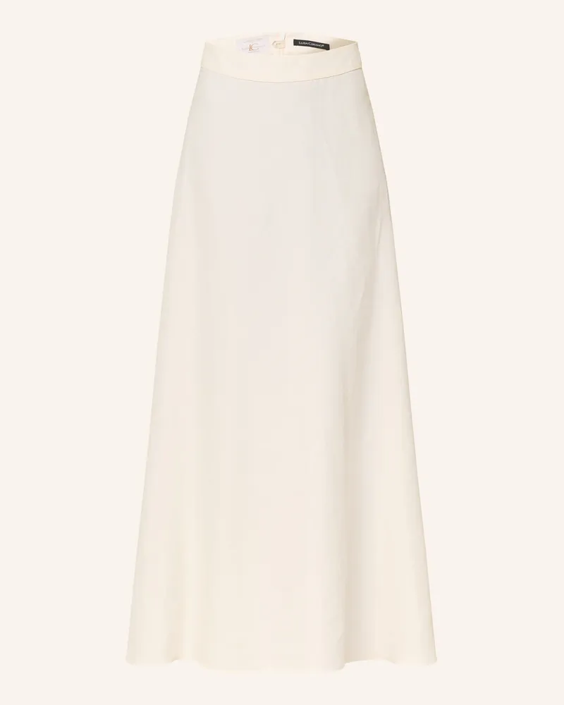 Luisa Cerano Rock Mit Leinen weiss Creme