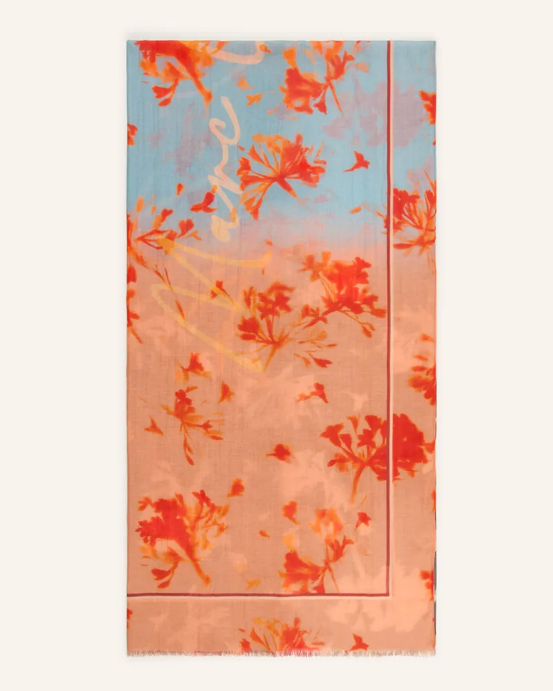 Marc O'Polo Schal rosa Dunkelgrau