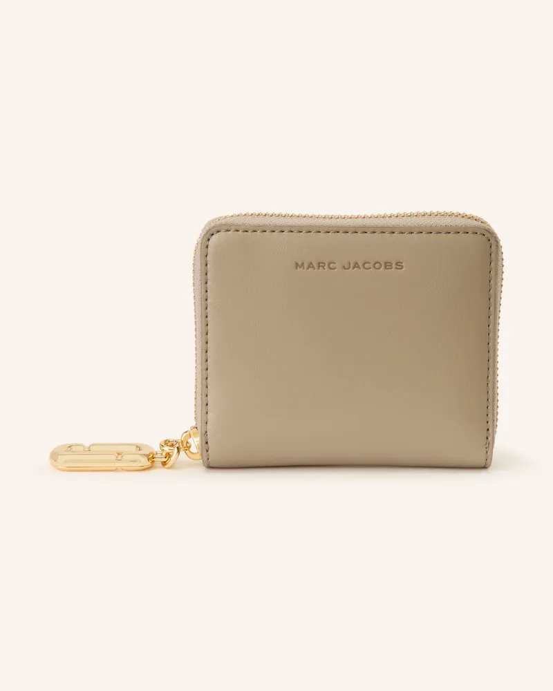 Marc Jacobs Geldbörse The Scene Slim Compact Wallet beige Beige