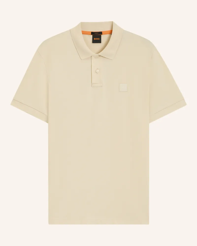 HUGO BOSS Jersey-Poloshirt PASSENGER Gelb