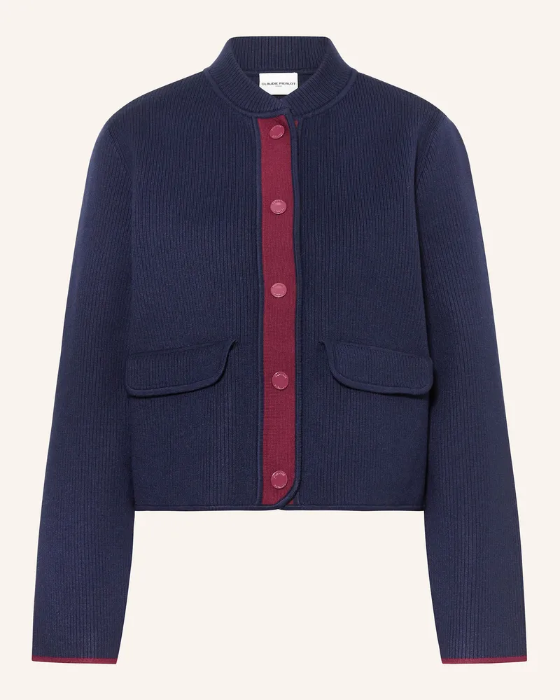 Claudie Pierlot Strickjacke Dunkelblau