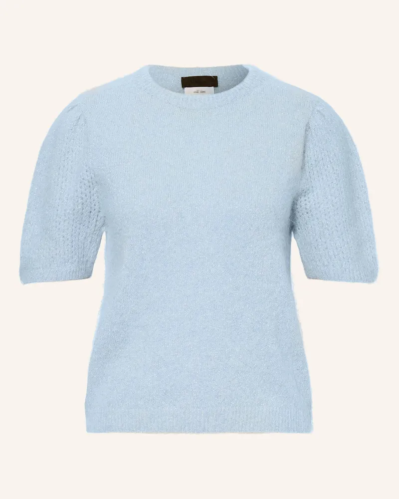 Liu Jo Strickshirt mit Alpaka Hellblau