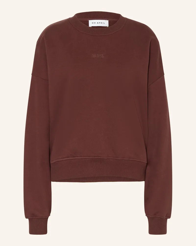 OH APRIL Sweatshirt braun Braun