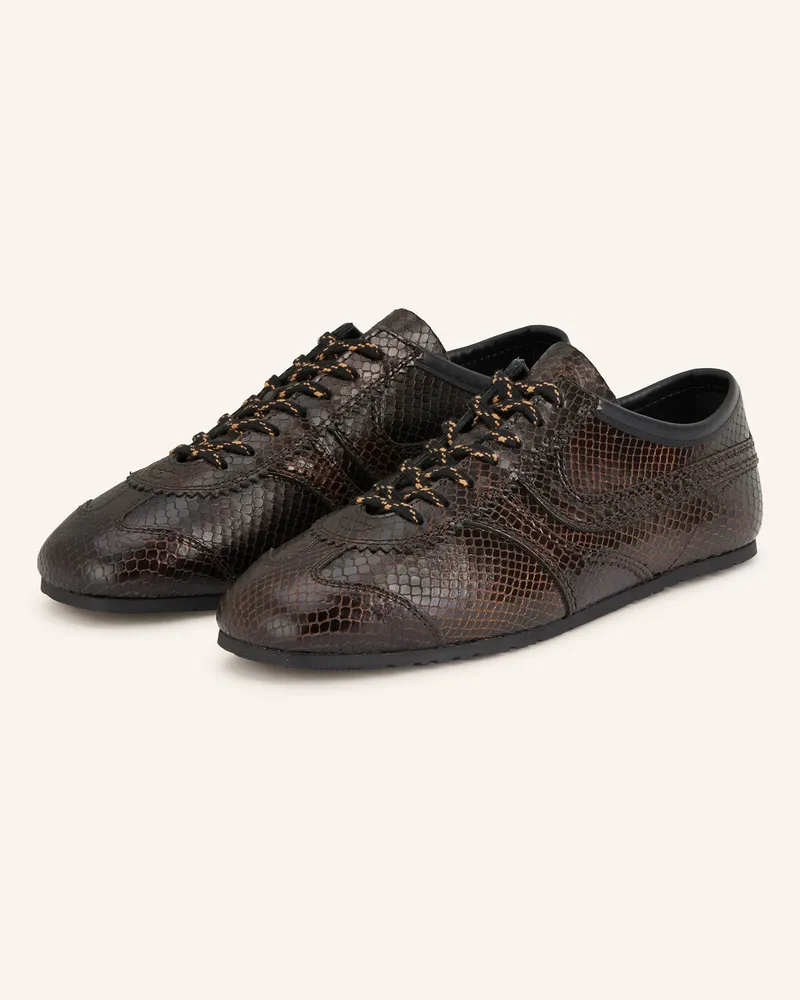 Dries van Noten Sneaker Dunkelbraun