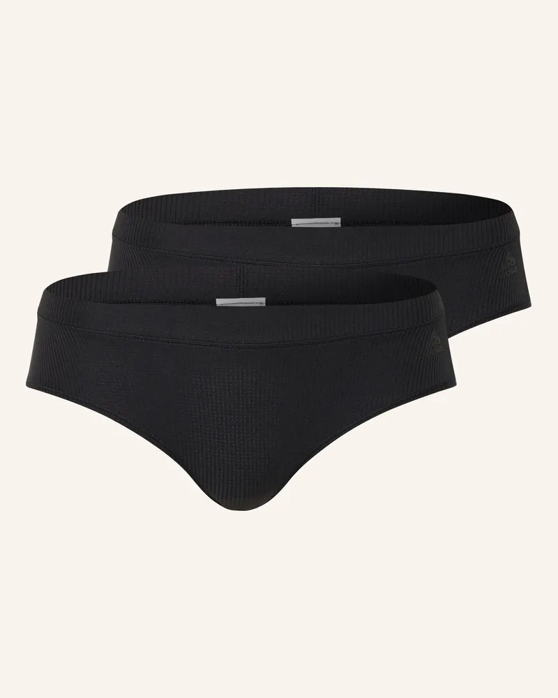 Odlo 2er-Pack Panties Active Light schwarz Schwarz