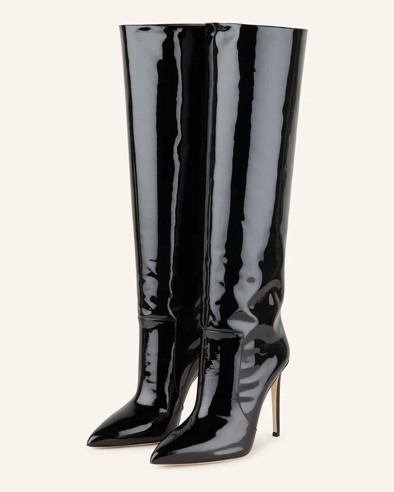 Paris Texas Lackstiefel Schwarz