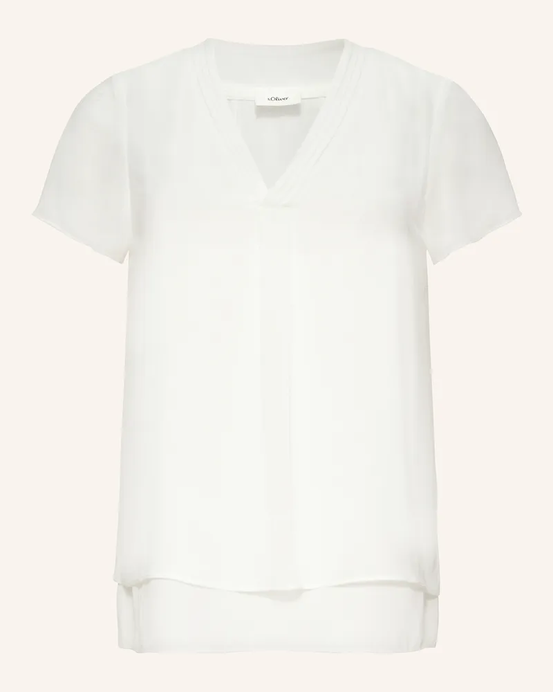 S.Oliver Blusenshirt weiss Weiss