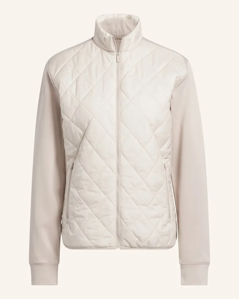 adidas ULTIMATE365 QUILTED FULL-ZIP JACKE Beige