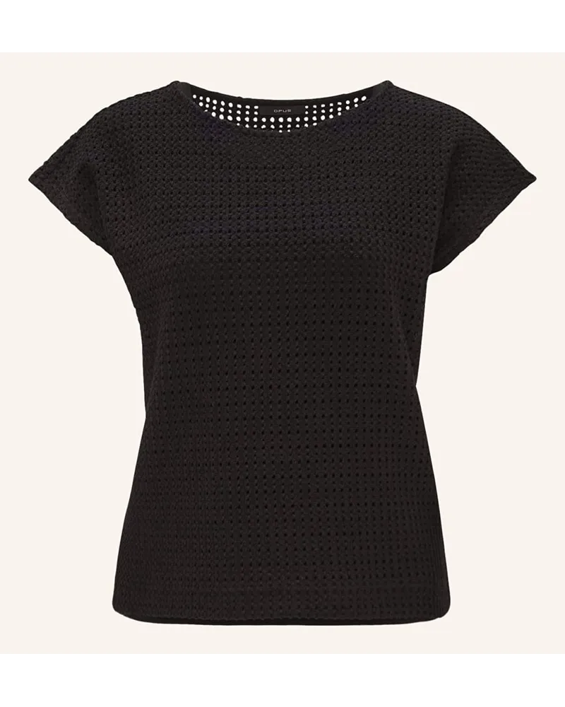 OPUS Strickshirt Schwarz