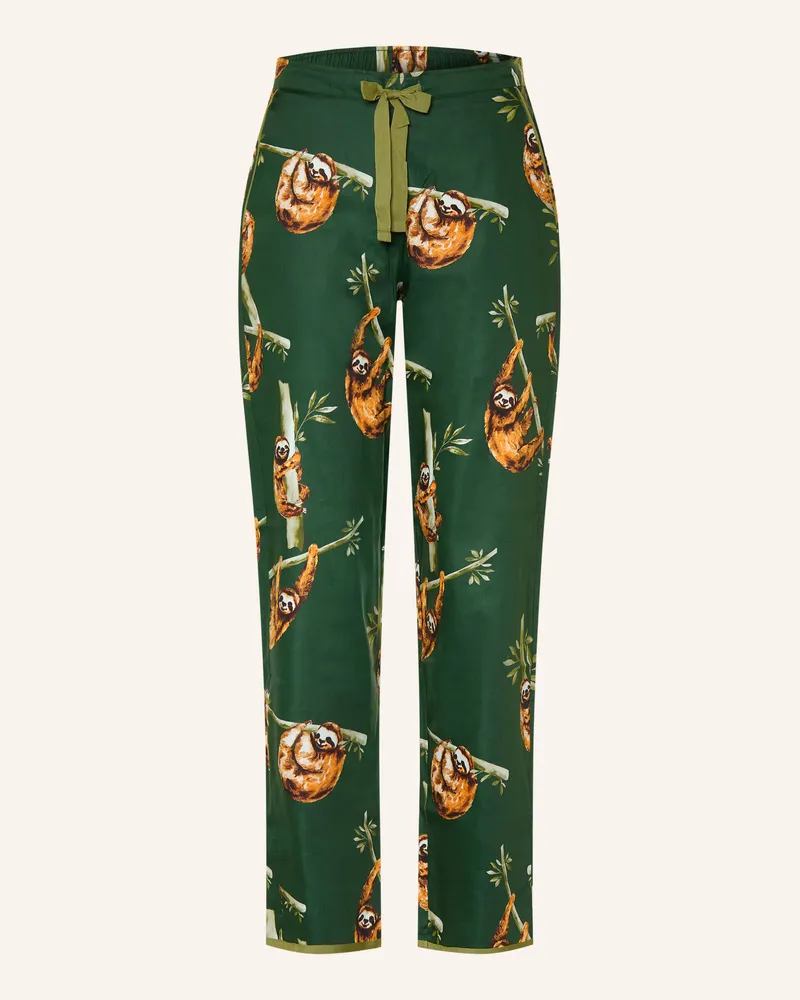 Cyberjammies Schlafhose gruen Dunkelgrün