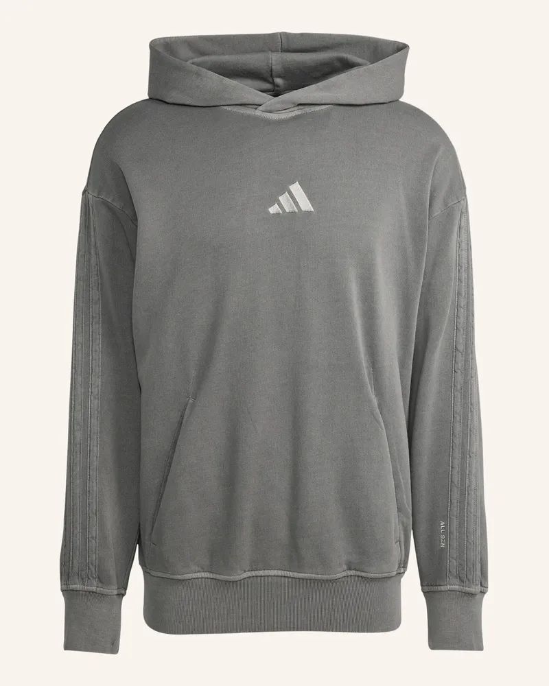 adidas ALL SZN FRENCH TERRY HOODIE, VERWASCHENE OPTIK Schwarz