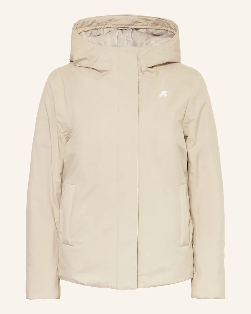 K-Way Jacke Lil beige Hellgrau