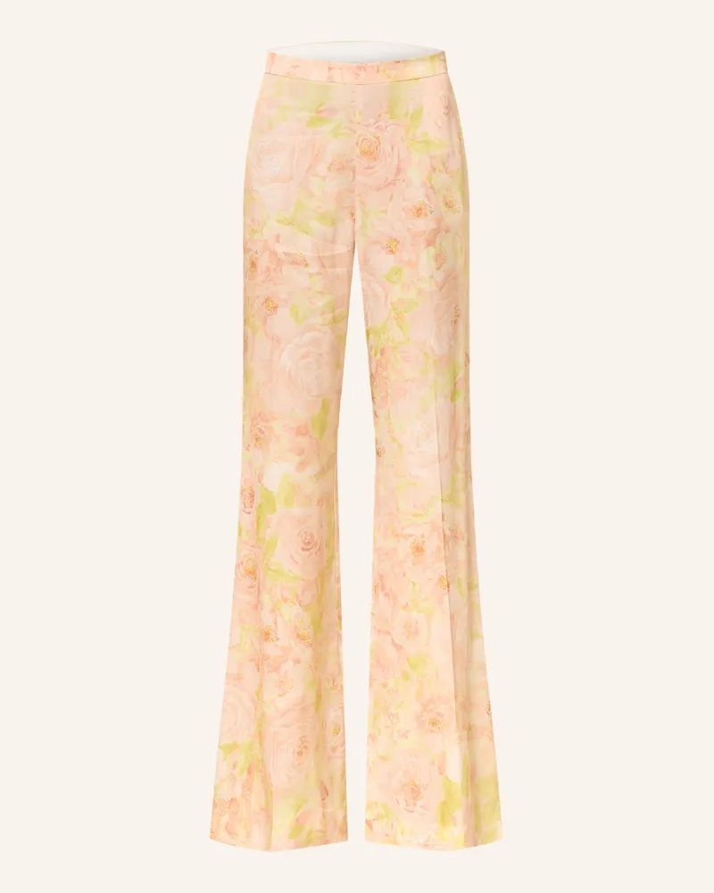 Sandro Marlenehose Aus Satin pink Hellorange