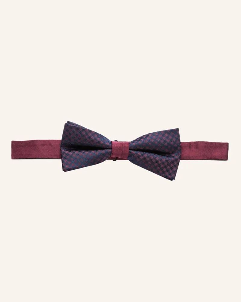 paul Set: Fliege und Einstecktuch Bordeaux
