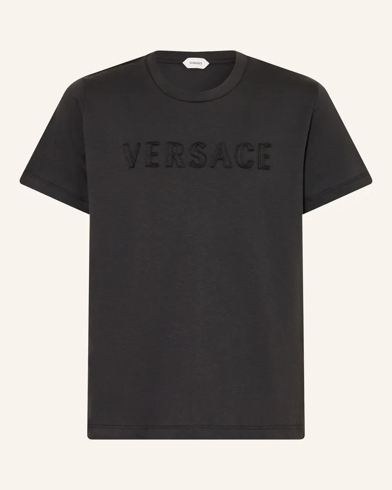 Versace T-Shirt schwarz Dunkelgrau