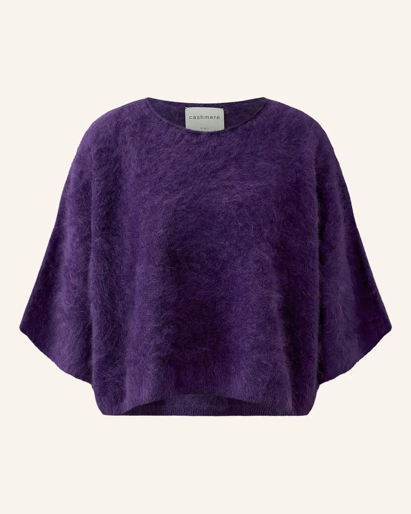 Oui  Cashmere-Pullover Mit 3/4-Arm lila Lila