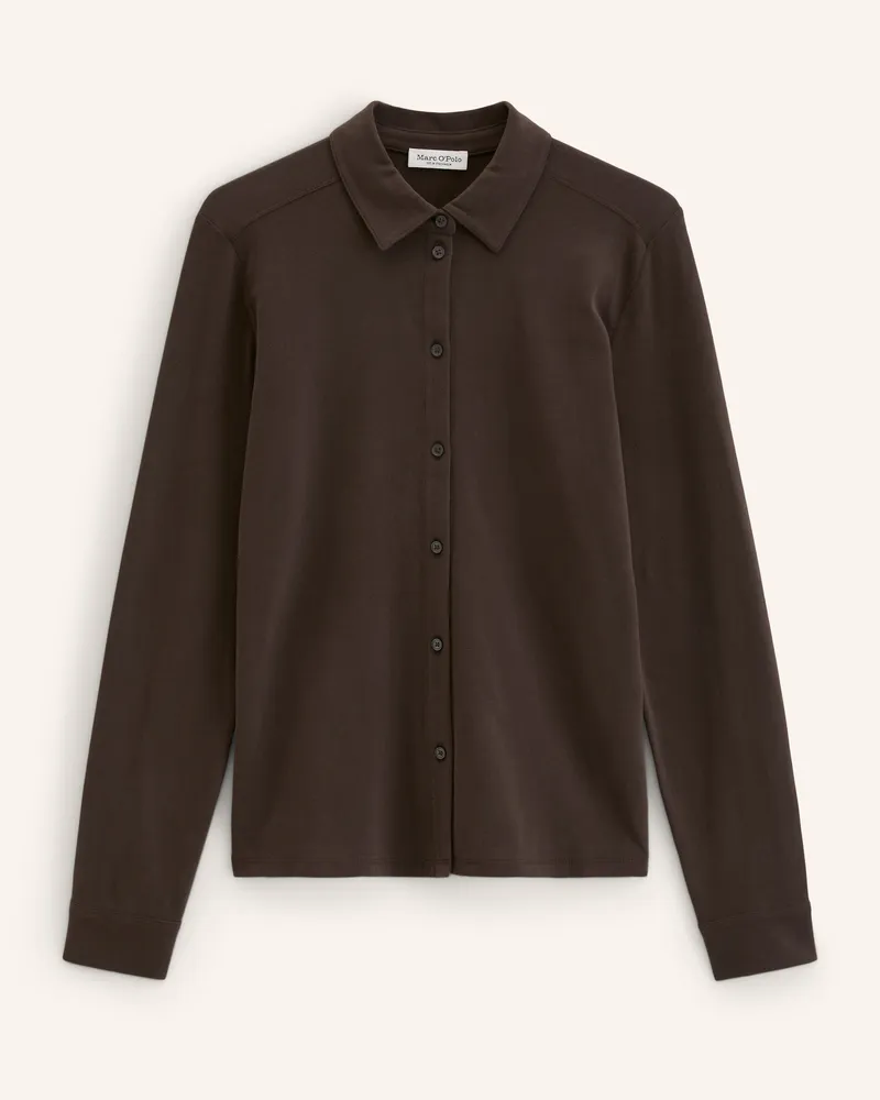 Marc O'Polo Jersey-Poloshirt braun Braun