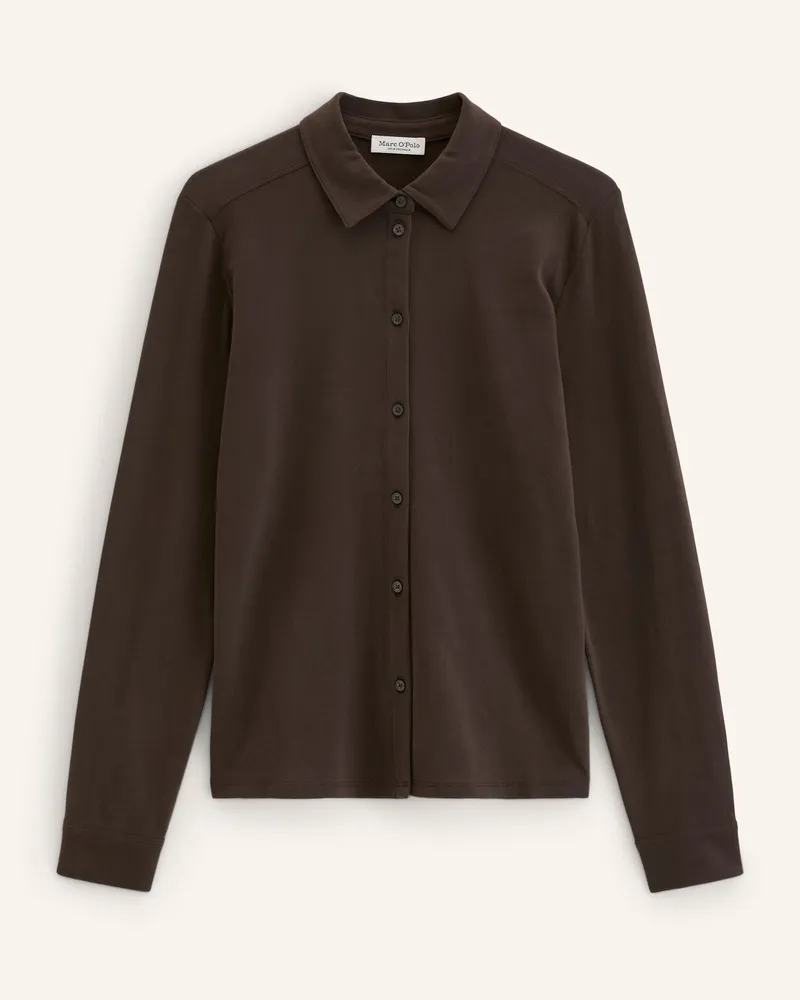 Marc O'Polo Jersey-Poloshirt braun Braun