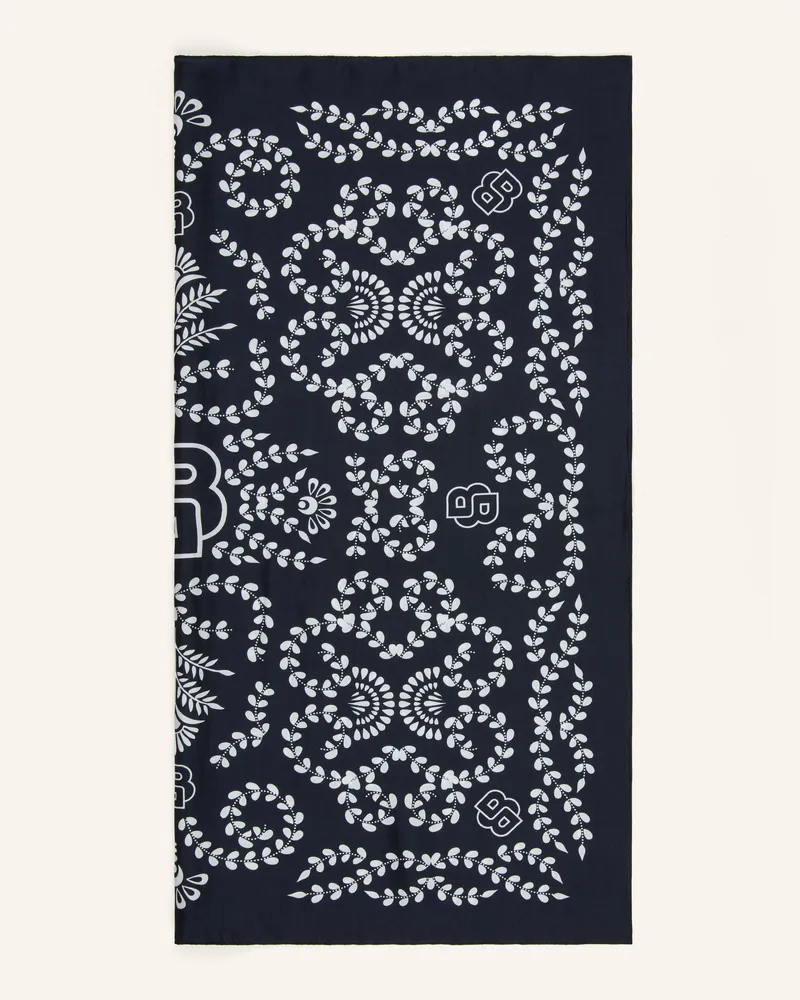 HUGO BOSS Seidentuch VINCENCY Dunkelblau