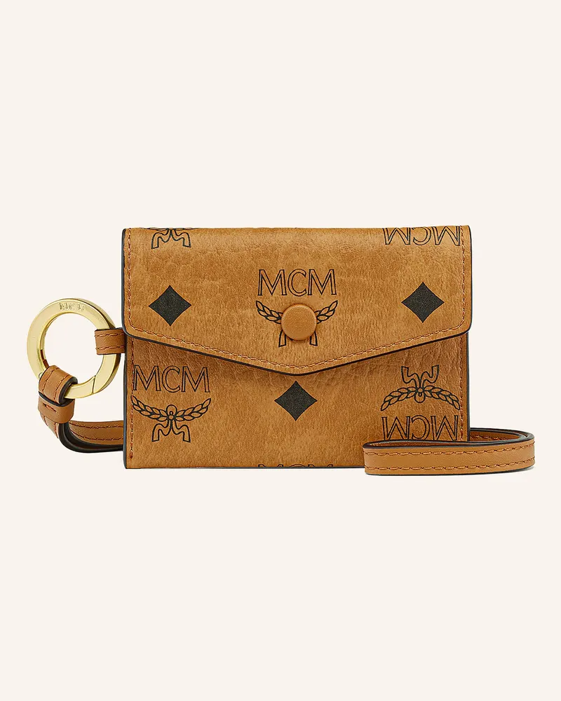 MCM Taschenanhänger Aren braun Cognac