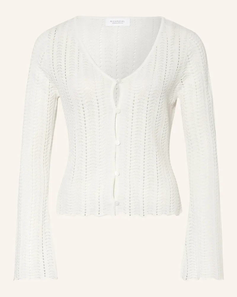 Rich&Royal Strickjacke weiss Weiss