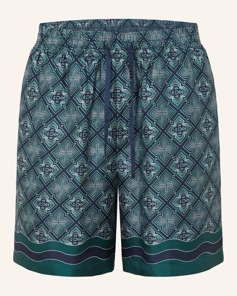 Casablanca Paris Seidenshorts gruen Dunkelgrün
