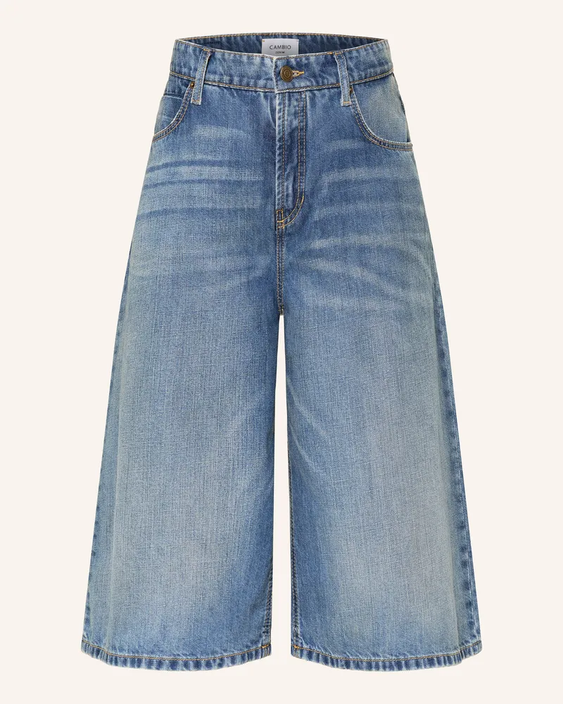 Cambio Jeans-Bermudas Palazzo blau 5194