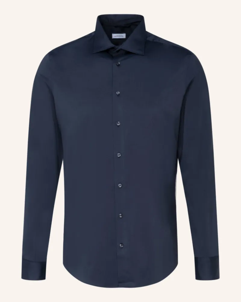 Seidensticker Performancehemd Slim Fit Dunkelblau