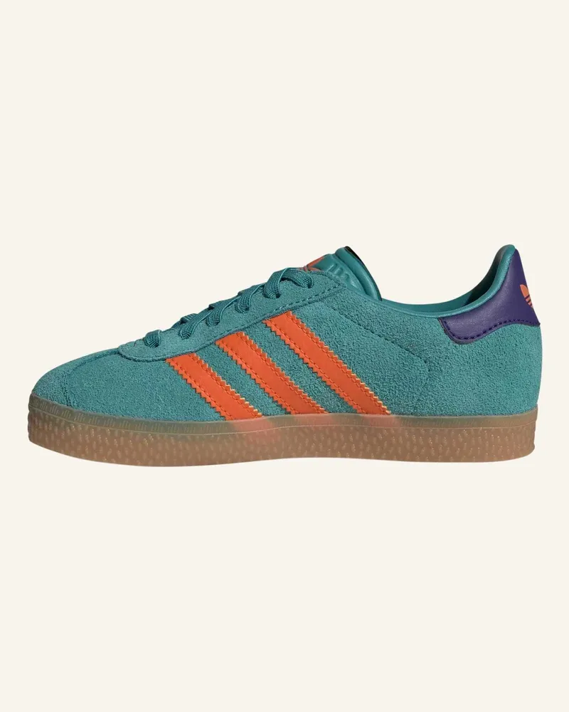 adidas GAZELLE COMFORT CLOSURE ELASTIC LACE KIDS SCHUH Orange