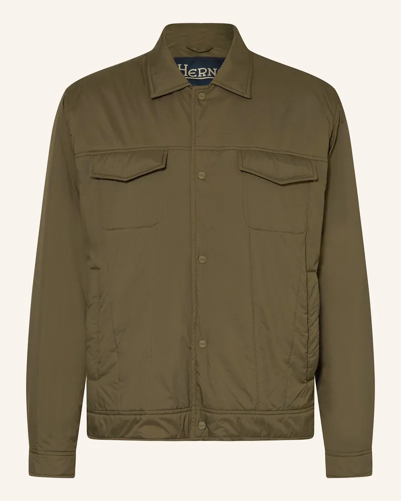 Herno Overjacket gruen Oliv