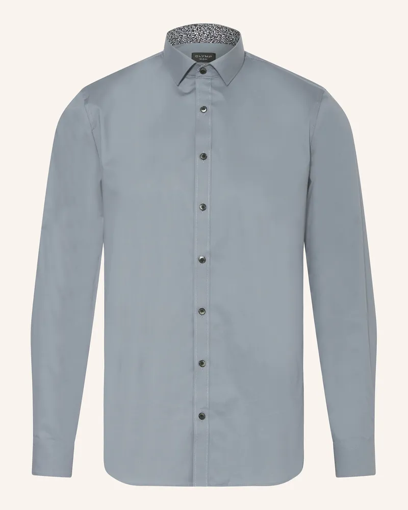 Olymp Hemd No. Six super slim Grau
