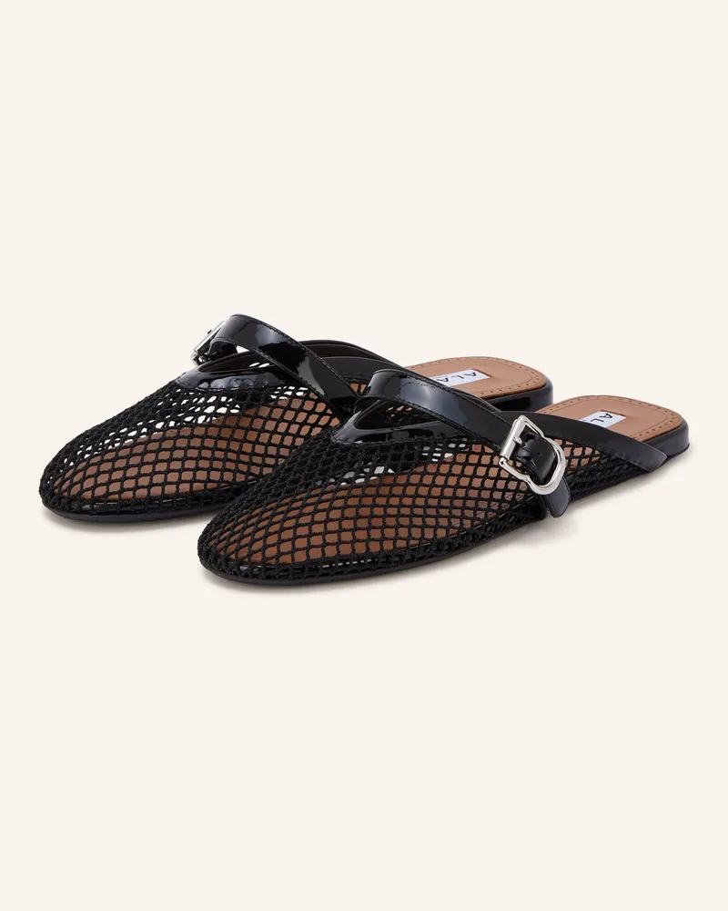 Alaïa Mules schwarz Schwarz