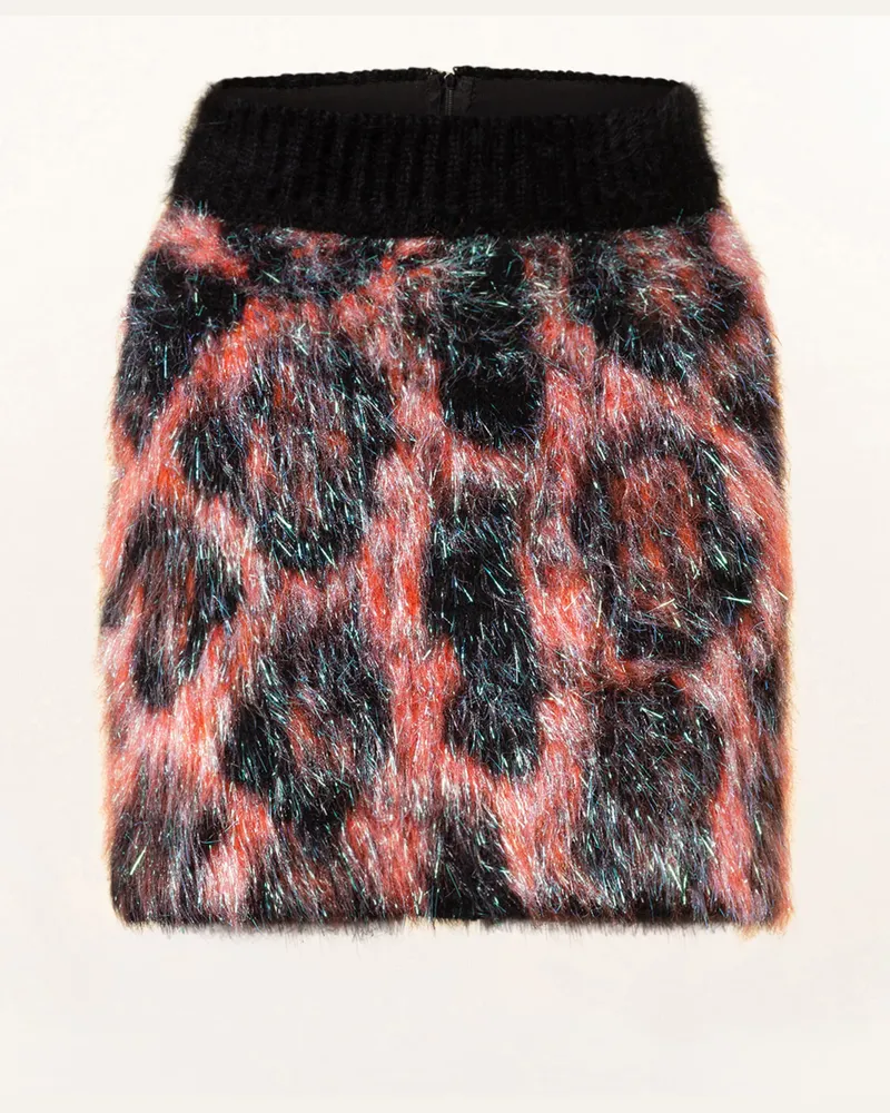 Dolce & Gabbana Rock Mit Glitzergarn rosa Schwarz