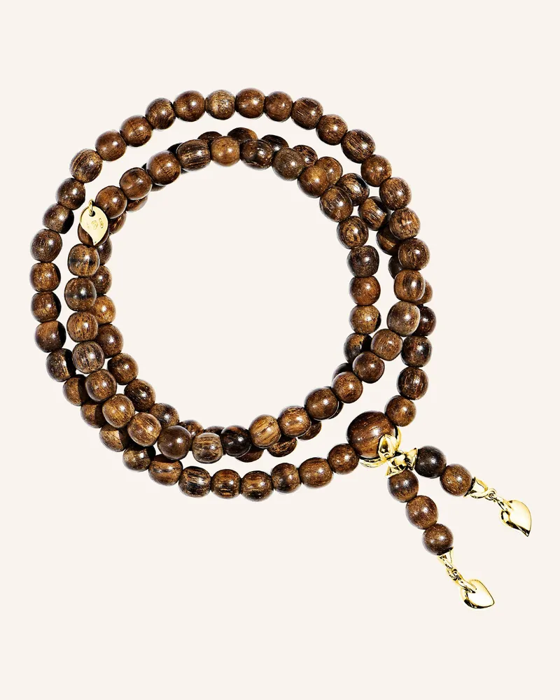 TAMARA COMOLLI Armband Bracelet India Snakewood Medium Snakewood 18k Gelbgold gold Gold