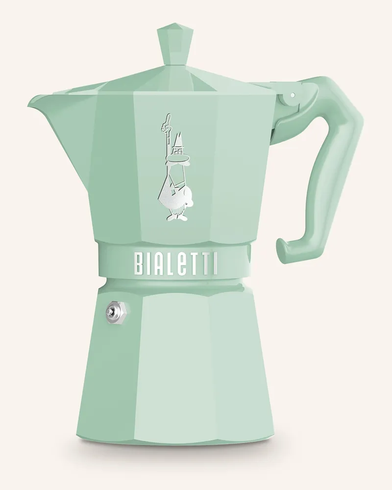 Bialetti Espressokocher Moka Exclusive gruen Mint