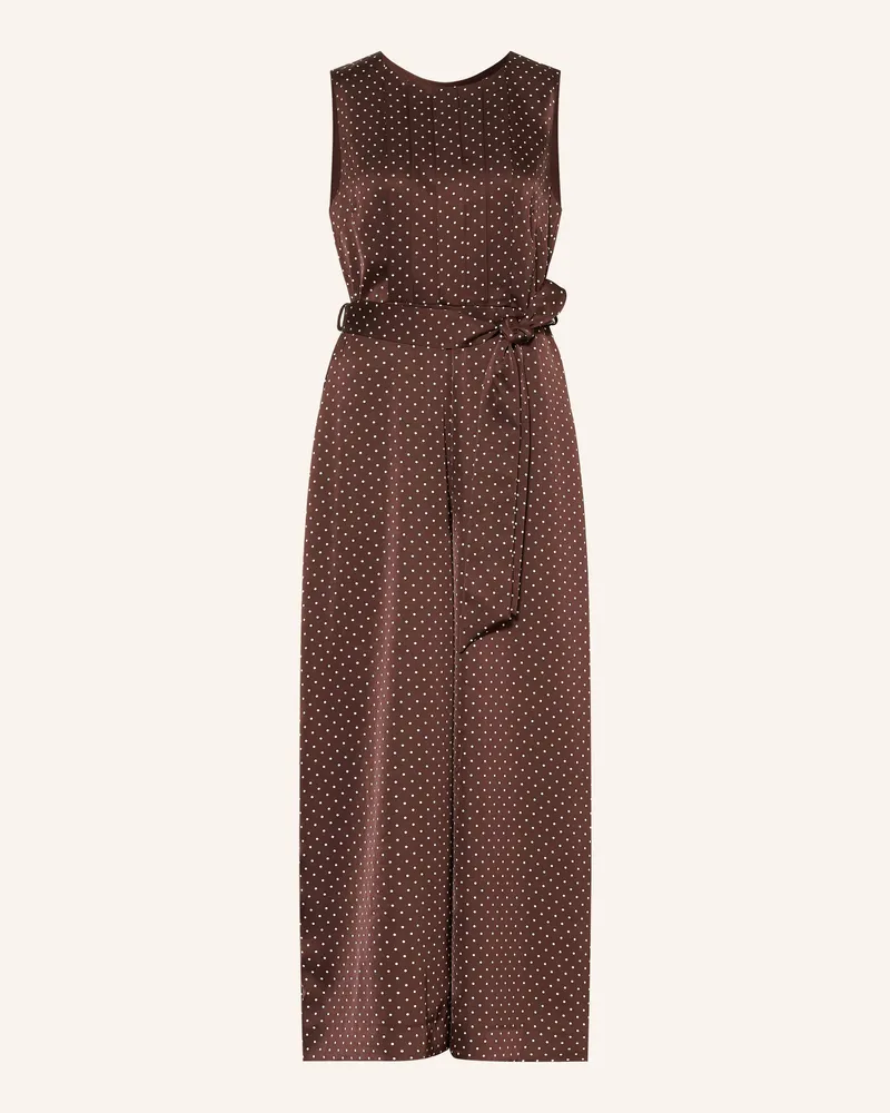 Phase Eight Jumpsuit Janine Aus Satin braun Dunkelbraun