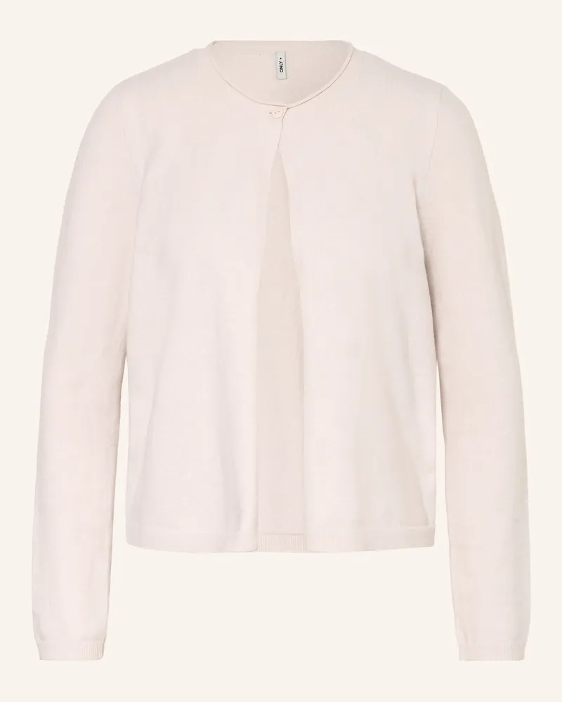 only Strickjacke grau Beige